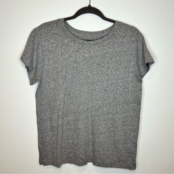 NWT Madewell Triblend Ex-Boyfriend Tee in Gray - Picture 4 of 11